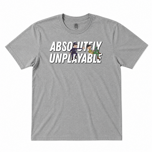 Absolutely Unplayable Police Grey T-Shirt