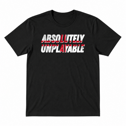 Absolutely Unplayable Patriot Black T-Shirt