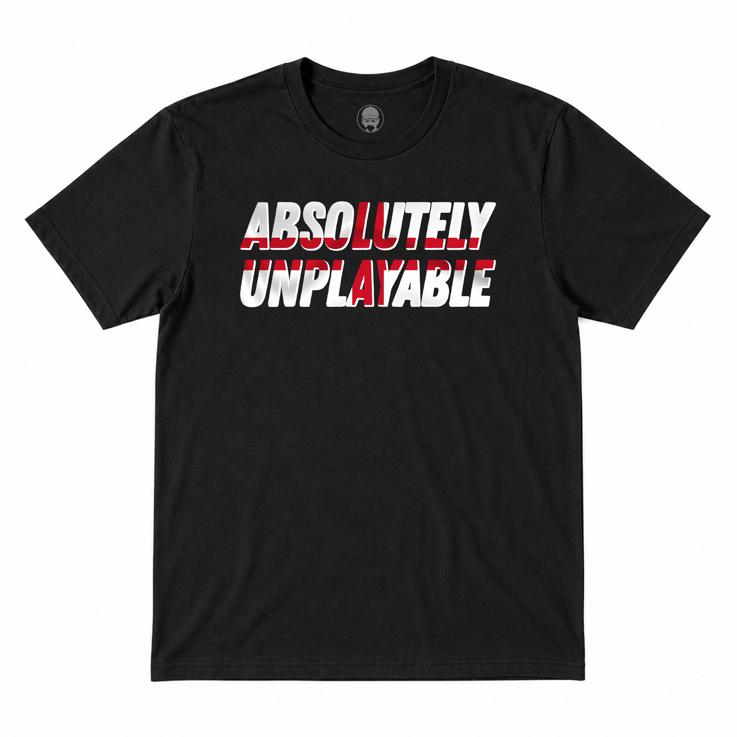 Absolutely Unplayable Patriot Black T-Shirt