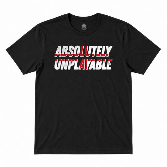 Absolutely Unplayable Patriot Black T-Shirt