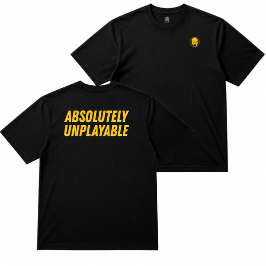 Sidders Absolutely Unplayable Black T-Shirt