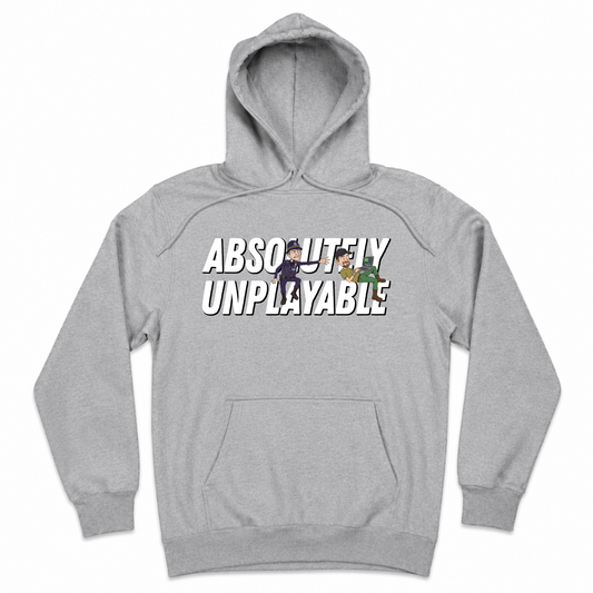 Absolutely Unplayable Police Grey Hoodie