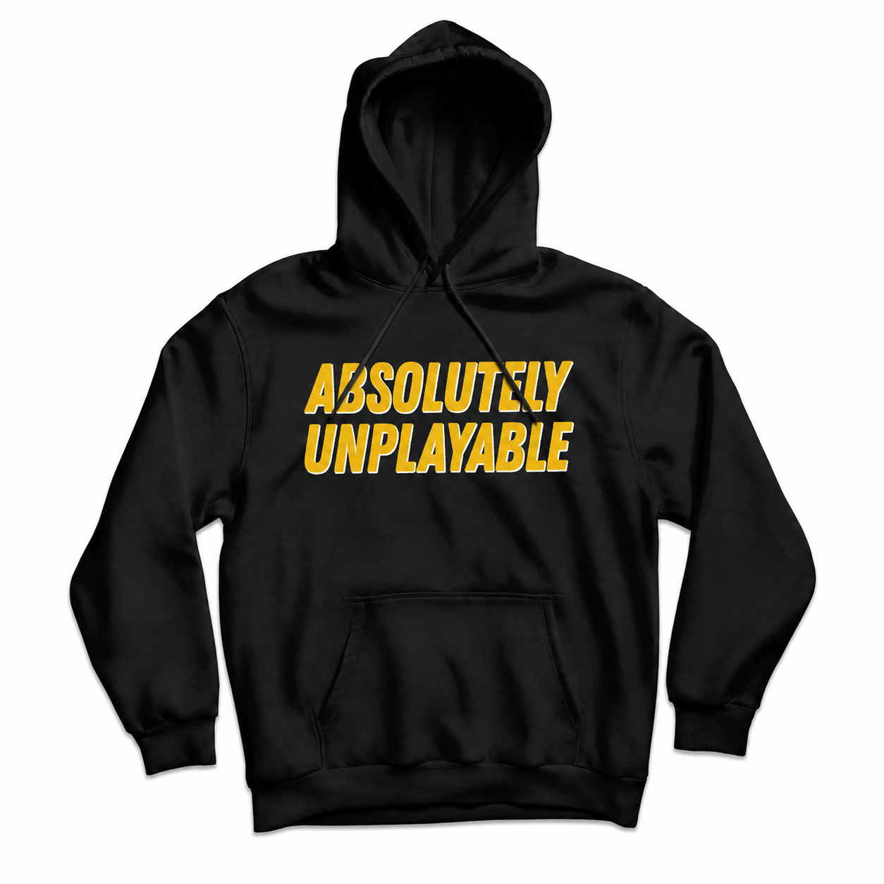 Absolutely Unplayable Black Hoodie